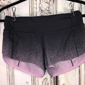 Lululemon Ombré Speed Up Workout Short